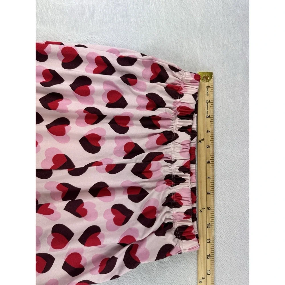 Kate Spade New York Sleep PJ‎ Pajama Set Sizer Small Hearts Prints C089 -6